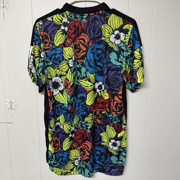 Adidas HC3929 Aeroready Tiro All Over Floral Print Soccer Jersey Men M EUC - Picture 10 of 10